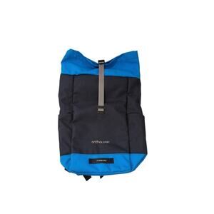 Timbuk2 Tuck Pack Backpack Blue Grey Gray Canvas Travel Bag Commuter